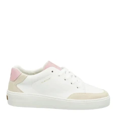 Womens White/Pink Lagalilly Trainer