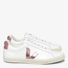 Womens White/Rose Gold Esplar Trainers