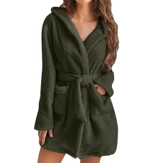 Women's Winter Dressing Gown Soft Warm Bathrobes Comfortable Personalized Short Pyjamas Pool Bathrobe Men Women Lightweight Long Bathrobe for Home Hotel Spa, Ag, XXL