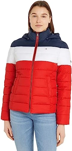 Women's Winter Jacket Colorblock, Multicolor (Twilight Navy / Multi), L