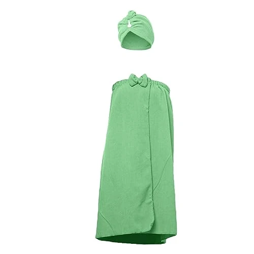 Women's Winter Short Fleece Dressing Gown Plus Size – Unisex Cotton Pyjamas Fleece Personalised Bathrobe for Gym Women Comfortable Warm Robes Also as a Dressing Gown, green, One Size