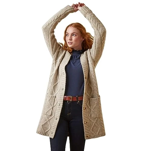 Women's WMS Colma Crdgn Oatmeal Sweater, M