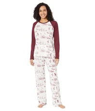 Women's WMS Pajama Set Western Toile Shirt, XS Women's WMS Pajama Set Western Toile Shirt, XS
