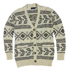Women's Wool Cardigan Sweater (Ivory White,S), Ivory White, Small Women's Wool Cardigan Sweater (Ivory White,S), Ivory White, Small