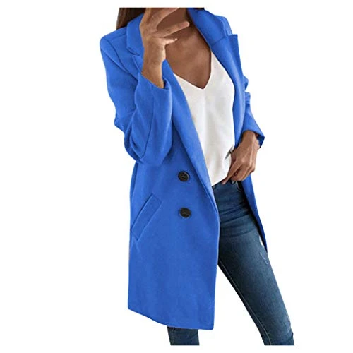 Womens Wool Jacket Sherpa Fleece Coat Padded Jacket Cardigan Winter Long Sleeve Teddy Coat Outdoor W