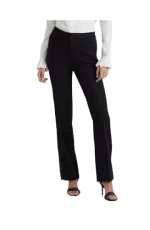 Womens Wool Side Stripe Straight Leg Pants Black 4, Black, 4 Womens Wool Side Stripe Straight Leg Pants Black 4, Black, 4