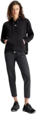 Women's Woven Label Oversized Hoodie J20J222539 Sweatshirts, Ck Black, L Women's Woven Label Oversized Hoodie J20J222539 Sweatshirts, Ck Black, L