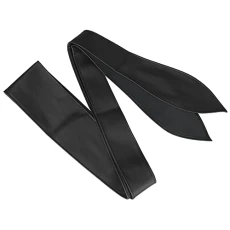 Womens Wrap Around Obi Belts Wide Waist Band Belt for Dresses Black 65-72cm/25.59-28.35"