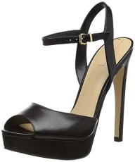 Women's Wrighta Heels Sandals, Black (Black Leather / 97), 4 UK Women's Wrighta Heels Sandals, Black (Black Leather / 97), 4 UK