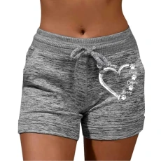 Women's Y2K Lounge Shorts Cute Elastic Low Waist Striped Plaid Print Button Front Beach Pajama Bottoms Boxer Shorts Sleepwear Pants for Women Ladies Boxer Shorts Hiking Leggings (White, L)