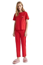 Women's Z5338az Pyjama Set, red, S