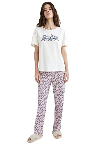 Women's Z5340AZ Pyjama Set, Rose, XL