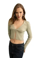 Women's Z7412AZ Cardigan Sweater, Mint, L