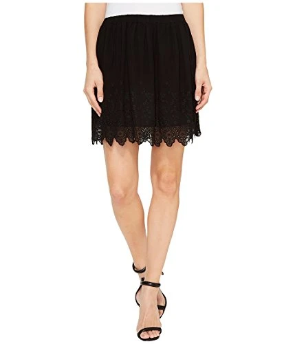 womens7W42077Black Lace Skirt Skirt - Black - X-Large