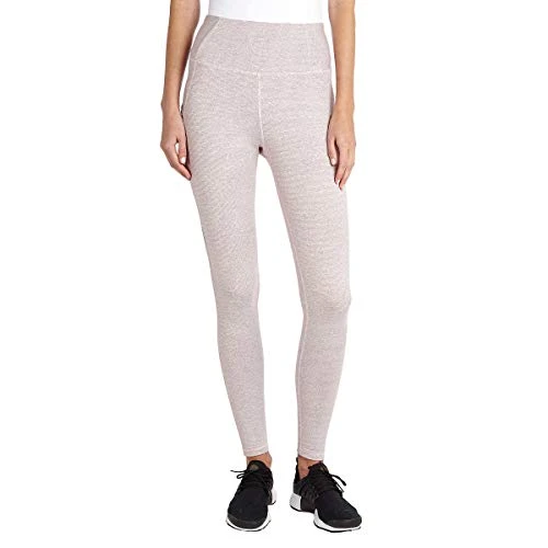 womens9179Active High Waist Space Dye Legging Leggings - Pink - Medium