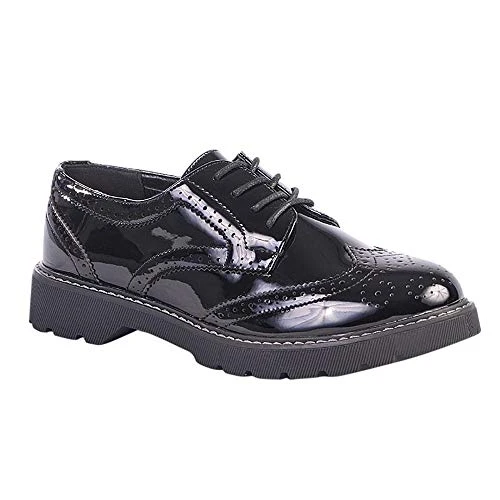 Womens/Ladies Brogues (3 UK) (Black)