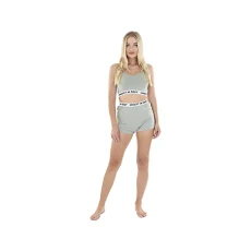 Womens/Ladies Invest in Rest Cropped Pyjama Set (S) (Sage Green)