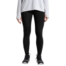 Womens/Ladies Kiwi Pro Plain Leggings Black