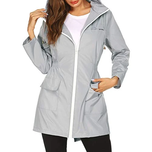 Women'S+Summer+Jacket Ladies+Waterproof+Mac Womens Raincoat Ladies Coats And Jackets Summer Jackets 