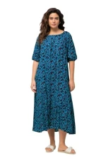 Womenswear Plus Size Curvy Paisley Short Sleeve Midi Dress Navy Blue 50+ 831692130-50+ Womenswear Plus Size Curvy Paisley Short Sleeve Midi Dress Navy Blue 50+ 831692130-50+