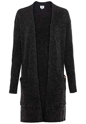 Womenswear Women's Knitwear, Anthrazit (29), Gr. L Cardigan Sweater, Grau, L