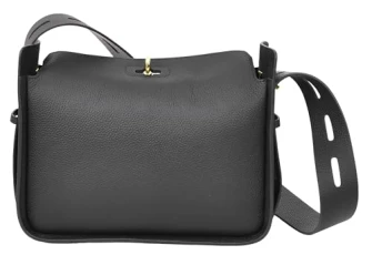 Womes Real Leather Classic Shoulder Bag Classic Style Penelope (Black) Womes Real Leather Classic Shoulder Bag Classic Style Penelope (Black)