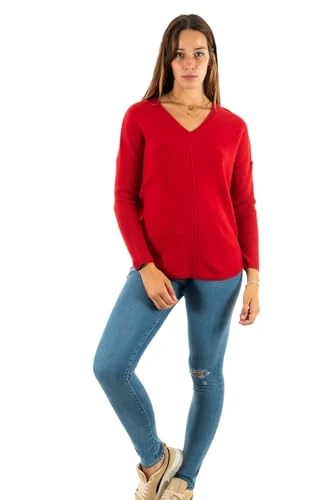 Wool and Cashmere Jumper Red