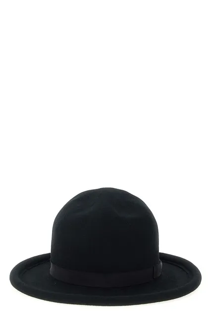 Wool B Tube Brim Plain MTN hat - Black