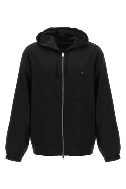 Wool hoodie - Black
