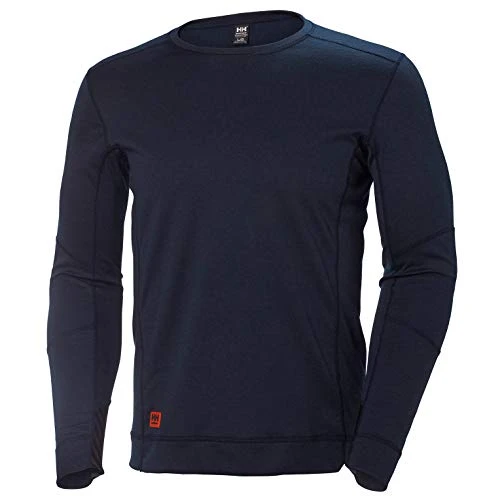 Workwear Men's Hh LIFA Max Crewneck Underwear, Navy, XXX-Large