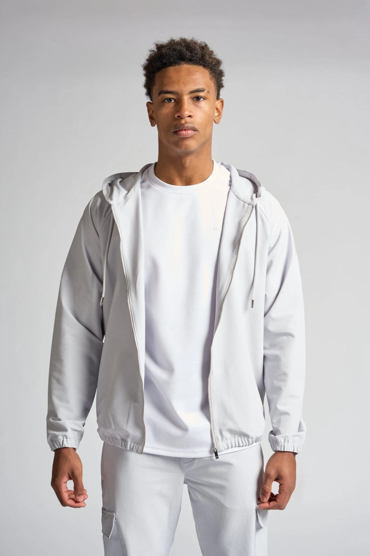 Woven Hooded Track Jacket icrochip