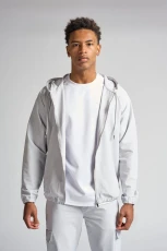 Woven Hooded Track Jacket icrochip