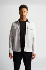 Woven Zip Through Jacket icrochip