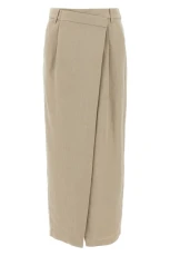 Wrap skirt Beige Size