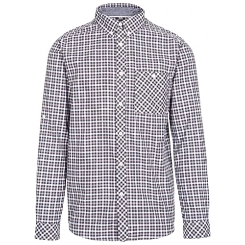 Wroxtonley Mens Long Sleeve Checkered Casual Shirt