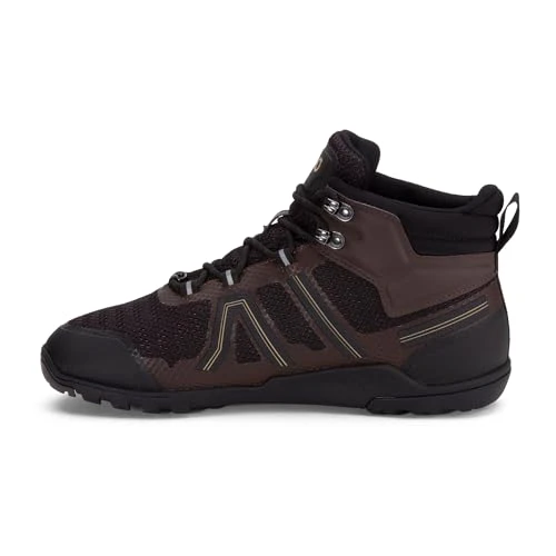 Xcursion - Men's Waterproof Minimalist Lightweight Hiking Boot - Zero Drop Wide Toe Box Vegan brown Size: 5 UK