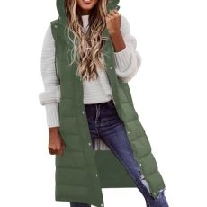 Xs Women Coat Women's Long Winter Coat Vest with Hood Sleeveless Warm Down Coat with Pockets Quilted Vest Down Jacket Quilted Outdoor Jacket Sale Clearance Items Under 5 Pounds