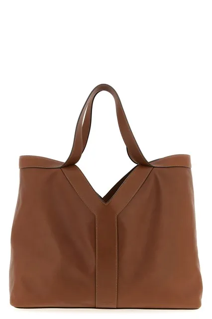 Y large shopping bag - Brown