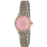 YA1265030 G-Timeless 29mm Ladies Pink Dial Bee Motif Watch