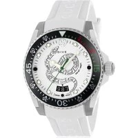  YA136330 Dive White Snake Motif Dial Men's Watch