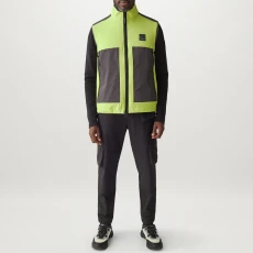 Yellow and Black Ratio Gilet