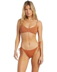 Young Women Sol Searcher Tie Side Tropic Bikini Bottoms, Brown, XL EU