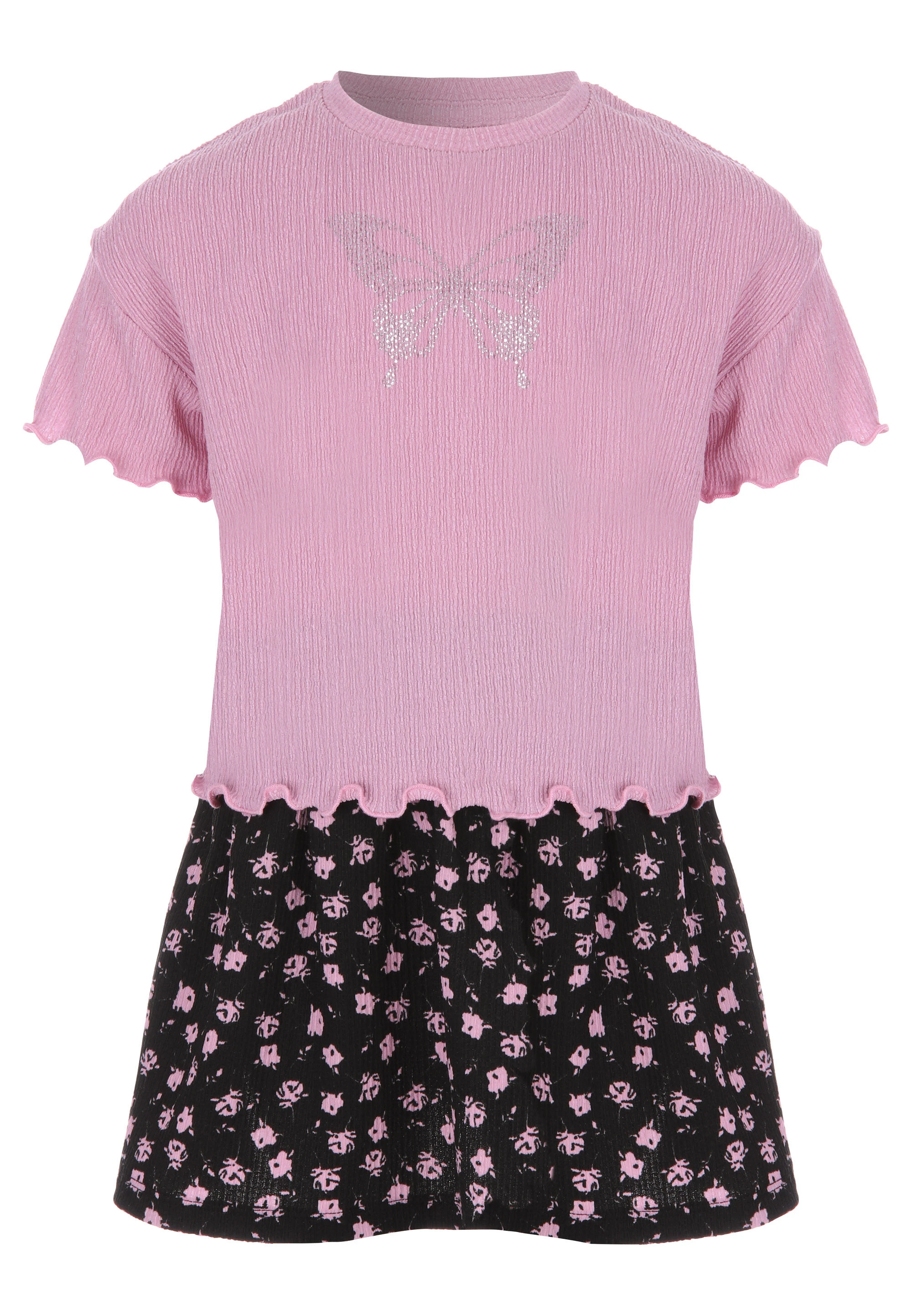 Younger Girls Lilac Top & Skirt Set