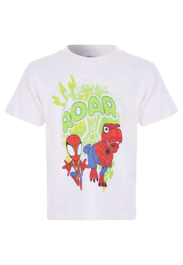 Younger White Red Spidey and His Amazing Friends T-Shirt