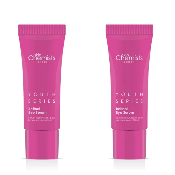 Youth Series Retinol & Bakuchiol Eye Serum 15ml x Duo Pack - White
