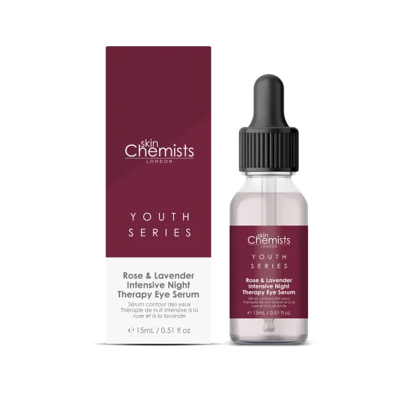 Youth Series Rose & Lavender Intensive Night Therapy Eye Serum 15ml - White