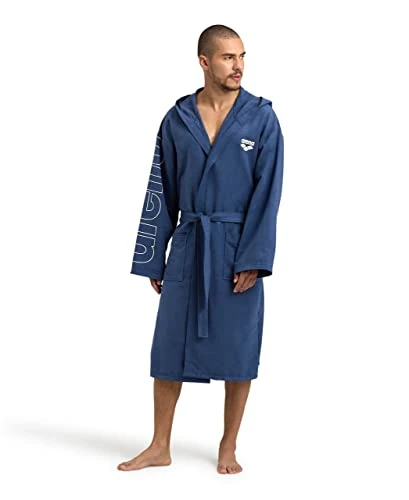 Zeal Plus Men's and Women's Microfibre Bathrobe, Microfibre Bathrobe with Hood and Pockets, Unisex Quick-drying Bathrobe, Comfortable and Lightweight