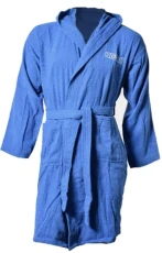 Zeppelin Light Men's and Women's Cotton Bathrobe, Cotton Bathrobe with Hood and Pockets, Unisex Terrycloth Bathrobe, Comfortable and Lightweight