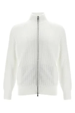Zip cardigan White Size
