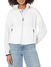 Zip-Out Hood Circle Logo Windbreaker Jacket,